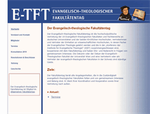 Tablet Screenshot of evtheol.fakultaetentag.de